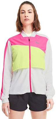 Puma Run Ultra Jacket White/Luminous Pink/Fizzy Yellow) Women's Clothing -  ShopStyle