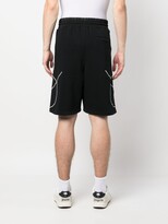 Thumbnail for your product : Plein Sport Scratch elasticated waist shorts
