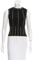 Thumbnail for your product : Chanel Crystal-Embellished Cashmere Top