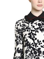 Thumbnail for your product : I'M Isola Marras Floral Printed Viscose Cady Ruffle Dress