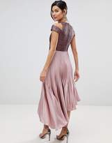 Thumbnail for your product : Coast Delores satin pleated asymmetric dress