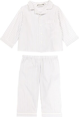 Bonpoint Baby Badinerie striped cotton pajamas