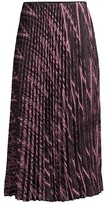 Thumbnail for your product : M Missoni Zigzag Lurex Knit Pleated Midi Skirt