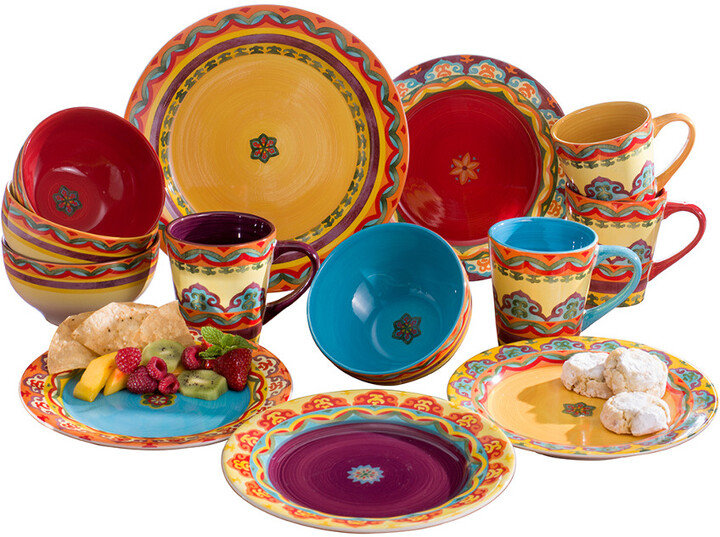 Euro Ceramica Galicia 16Pc Dinnerware Set - ShopStyle