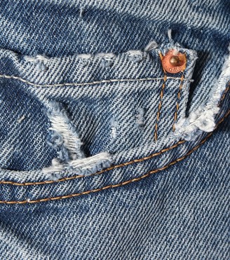 GRLFRND Dahl cropped high-rise flared jeans