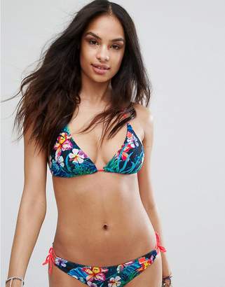 Superdry Tropical Floral Triangle Bikini Top