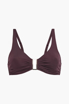 Thumbnail for your product : Melissa Odabash Bel Air Embellished Ruched Underwired Bikini Top