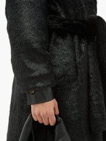 Thumbnail for your product : Stand Studio Juliet Waist-tie Faux-fur Coat - Black