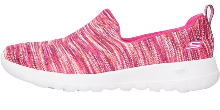 skechers go walk joy pink multi