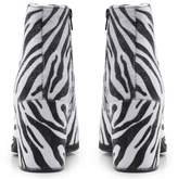 Thumbnail for your product : boohoo Zebra Print Pointed Toe Boot