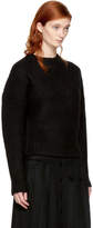 Thumbnail for your product : Enfold Black Fluffy Basic Sweater