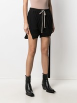 Thumbnail for your product : Rick Owens Drkshdw draped cotton shorts