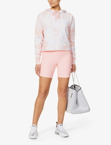Thumbnail for your product : Lorna Jane Cool Touch high-rise stretch-woven cycling shorts