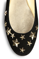 Thumbnail for your product : Kate Spade Suede Embellished Flats