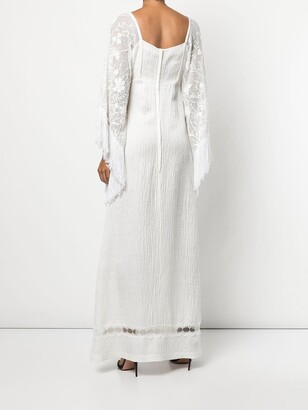 Alexis Novana floral-embroidered dress