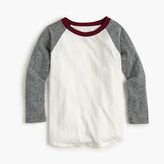 Thumbnail for your product : J.Crew Boys' three-quarter-sleeve baseball T-shirt with the softest jersey sleeves