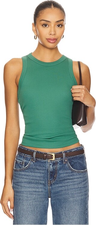 Veronica Beard Jordyn Cropped Tank Top