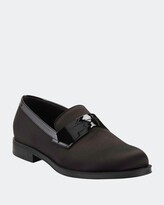 Thumbnail for your product : Giorgio Armani Men's Satin/Patent Dress Loafers