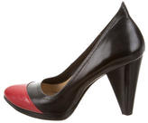 Thumbnail for your product : CNC Costume National Cap-Toe Leather Pumps