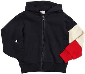 Moncler Contrast Sleeve Cotton Sweatshirt Hoodie