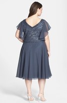 Thumbnail for your product : J Kara Beaded Dress (Plus Size)
