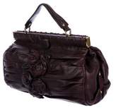 Thumbnail for your product : Valentino Rosette Frame Satchel