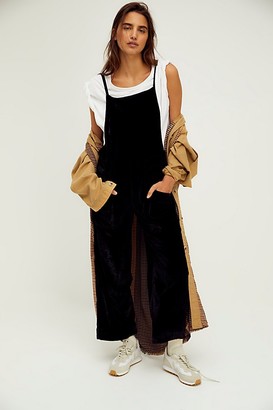 black velvet overalls