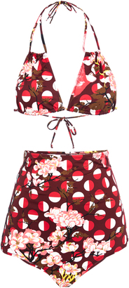 Laura Urbinati Floral Print Bikini Set