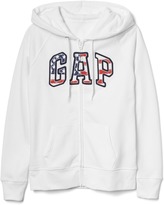 Thumbnail for your product : Gap Americana logo zip hoodie