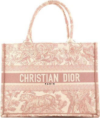 REP 1:1] Christian Dior Medium Dior Book Tote Pink For Women 36cm