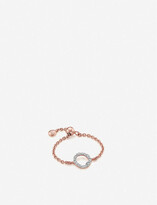 Thumbnail for your product : Monica Vinader Riva Mini Kite 18ct rose-gold vermeil diamond friendship ring