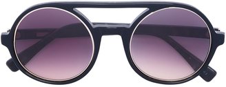 Derek Lam bridged round frame sunglasses