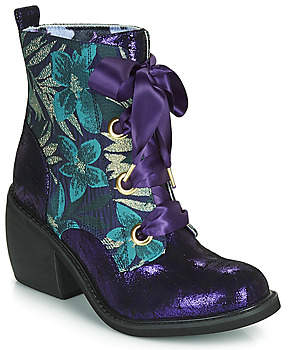 Irregular Choice QUICK GETAWAY women's Low Ankle Boots in Purple