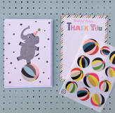 Thumbnail for your product : Equipment Petra boase Ltd 12 Childs Thank You Cards Elephant Design