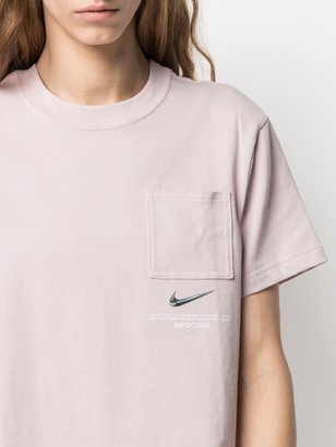 Nike Logo-Plaque Cotton T-Shirt