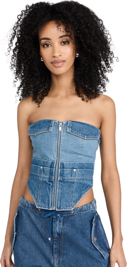 Dion Lee Workwear Denim Corset