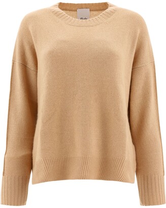 Allude Womens Beige Other Materials Sweater