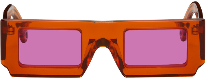 Jacquemus Orange La Montagne 'Les Lunettes Soleil' Sunglasses - ShopStyle