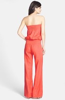 Thumbnail for your product : Young Fabulous & Broke Young, Fabulous & Broke 'Jil' Smocked Linen Jumpsuit