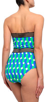 Thumbnail for your product : Emma Pake Monica Mesh-trimmed Printed Swimsuit