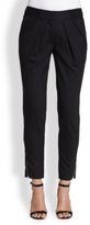 Thumbnail for your product : Yigal Azrouel Pleated Pinstripe Trousers