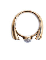 Thumbnail for your product : Pamela Love Bronze Moonstone Luna Ring
