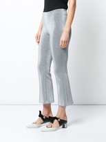 Thumbnail for your product : Rosetta Getty Metallic Effect Cropped Trousers