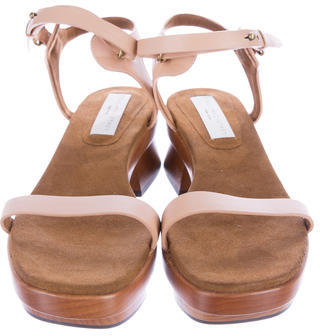 Stella McCartney Wooden Platform Sandals