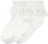 Thumbnail for your product : Monsoon Girl Flower Lace Socks