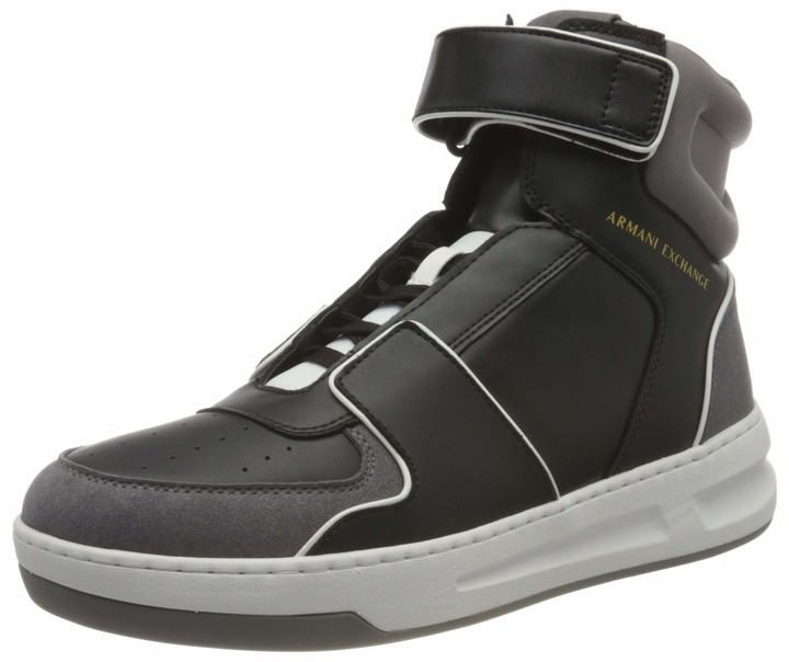 armani high top sneakers