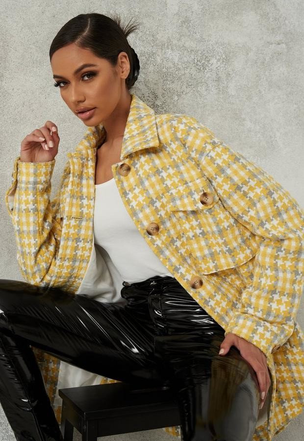 plaid yellow jacket