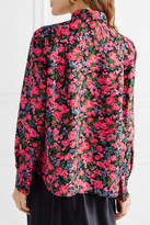 Thumbnail for your product : Marc Jacobs Floral-print Crepe De Chine Shirt - Pink
