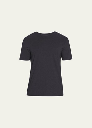 Vince Men's Short-Sleeve Pima Crewneck Jersey T-Shirt, Black