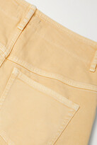 Thumbnail for your product : Isabel Marant Niliane Cropped High-rise Slim-leg Jeans - Yellow